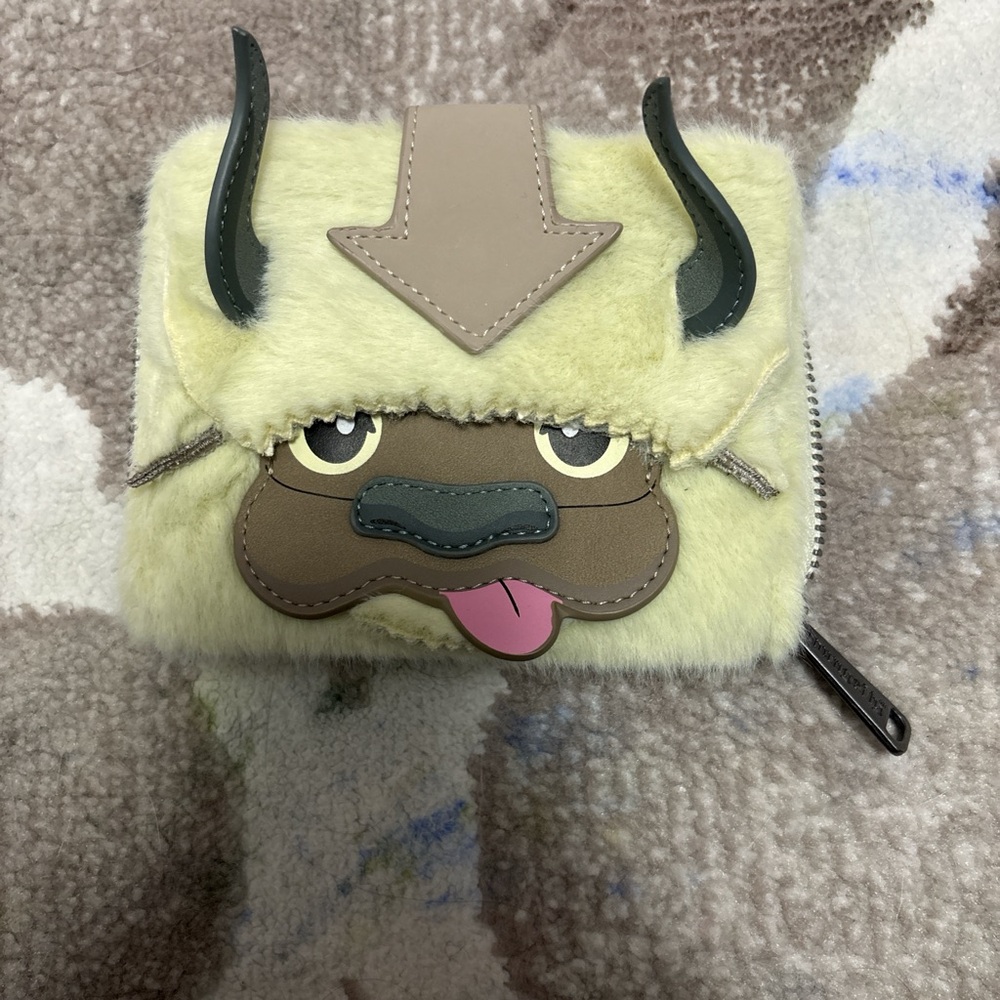 Loungefly Cream and Black Fluffy Animal Bag